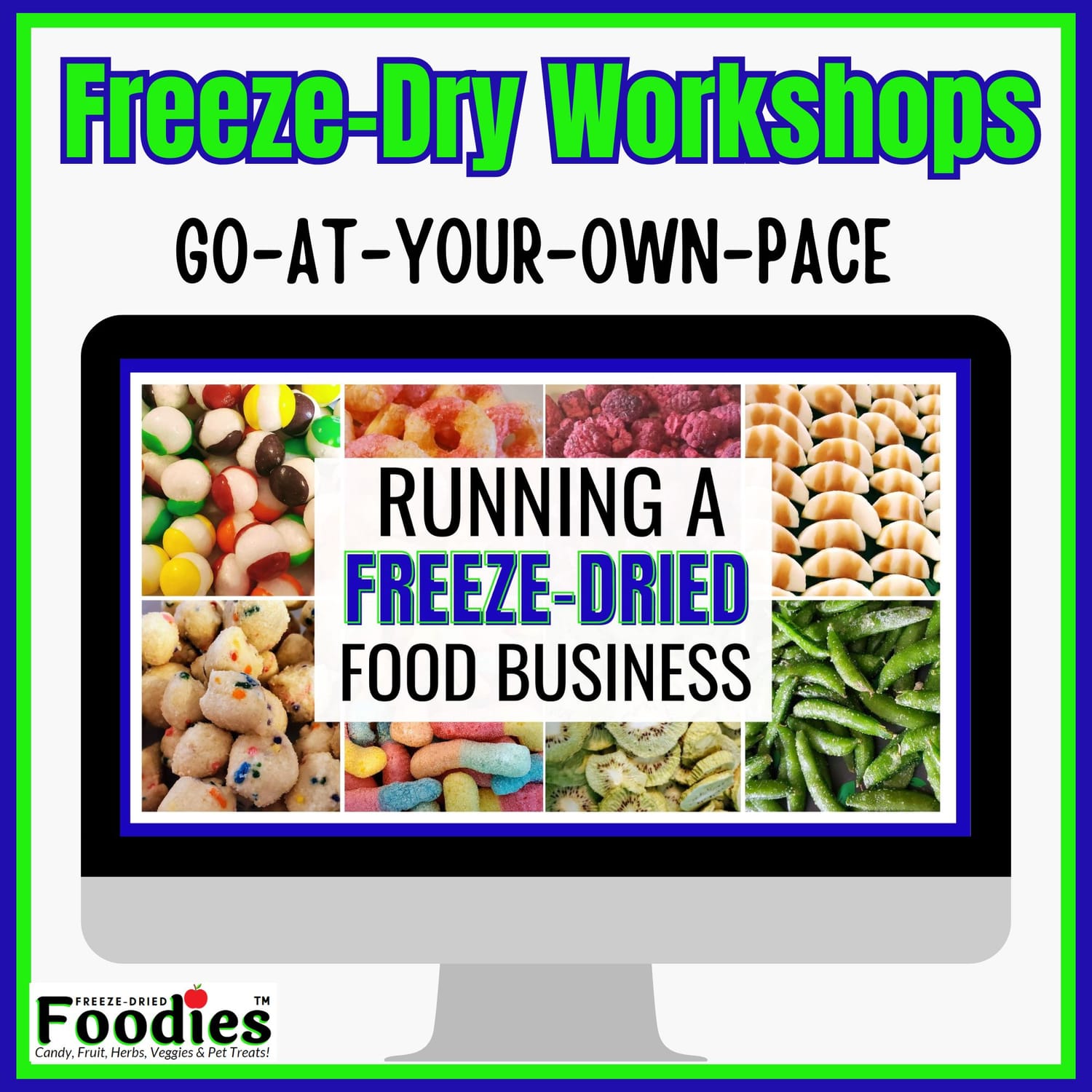freeze dry workshops go at your own pace