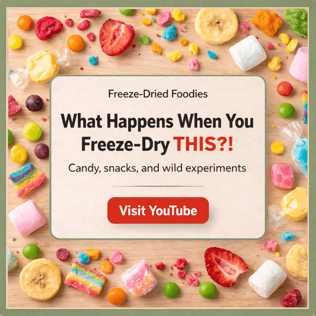 freeze-drying candy transformation video examples