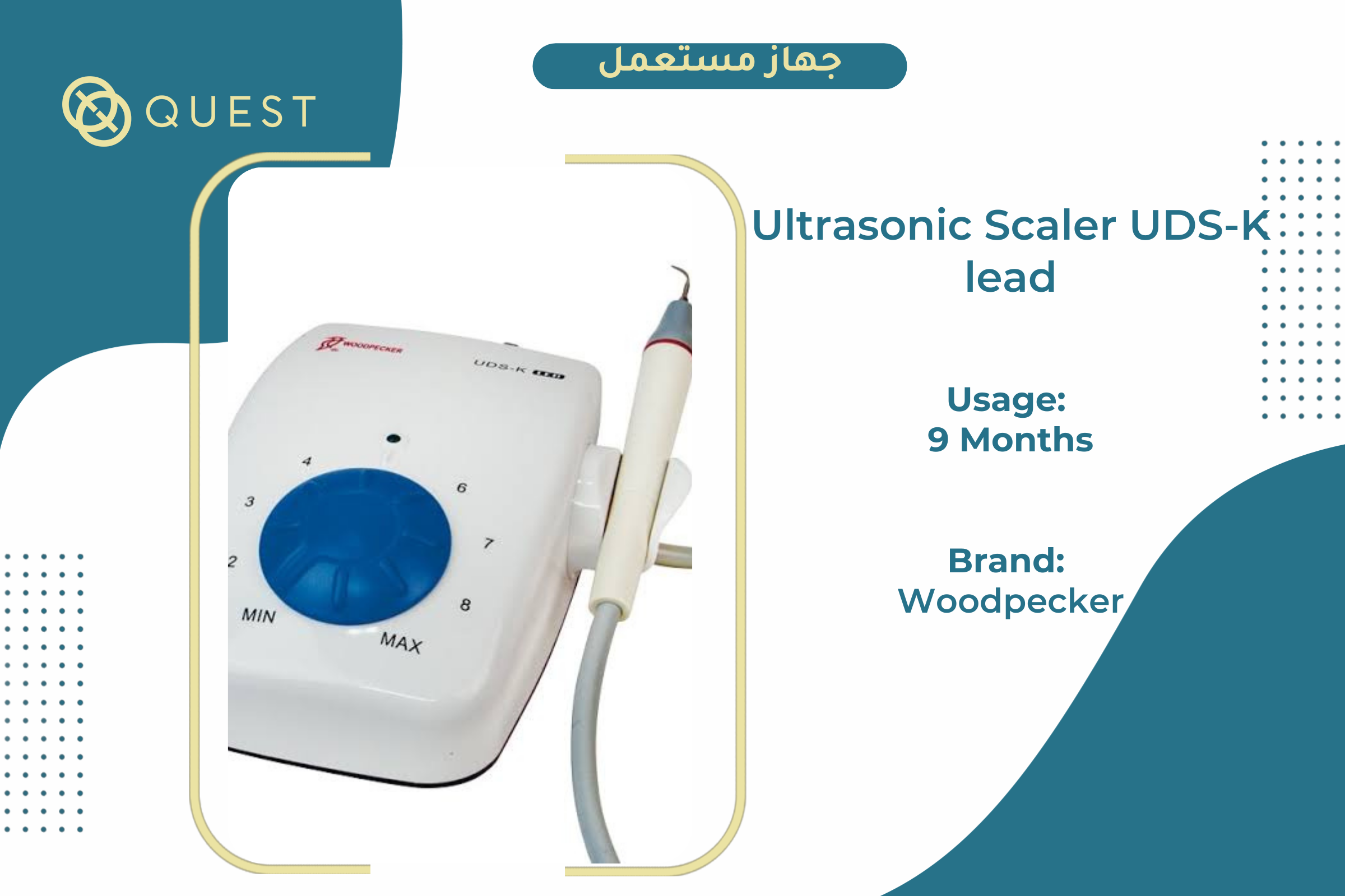 Ultrasonic Scaler UDSK lead