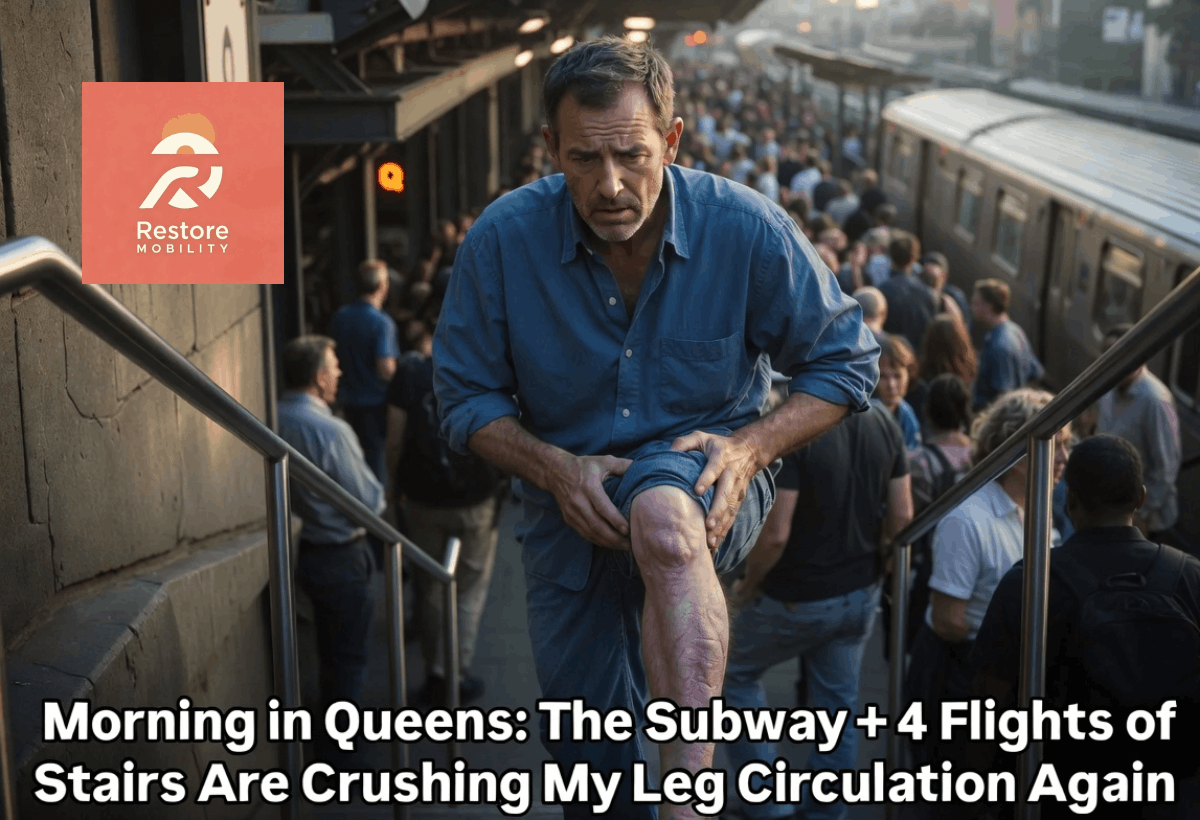 how to improve poor leg circulation at home