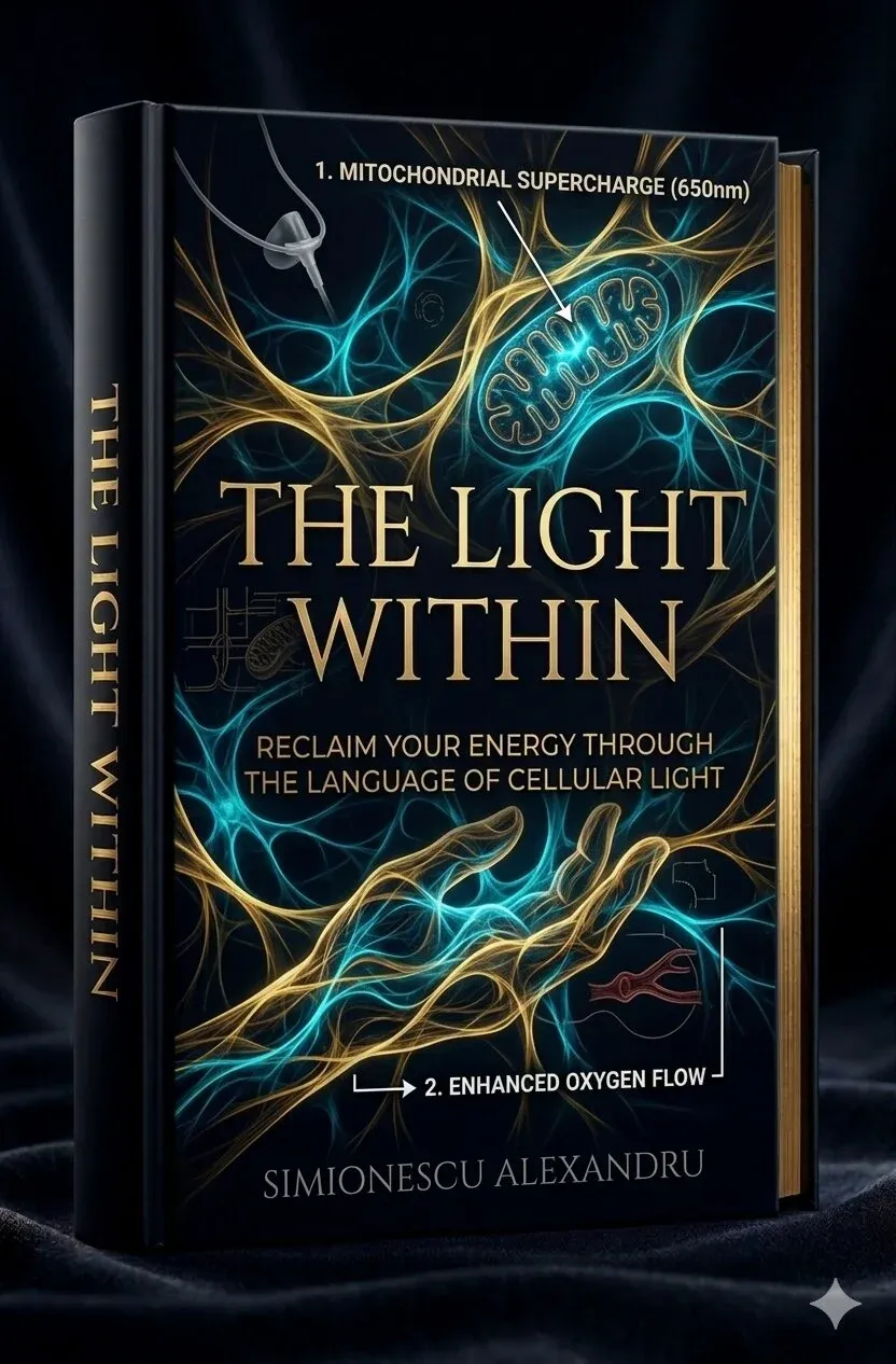 The Light Within book cover: Guide to photobiomodulation and cellular energy protocols