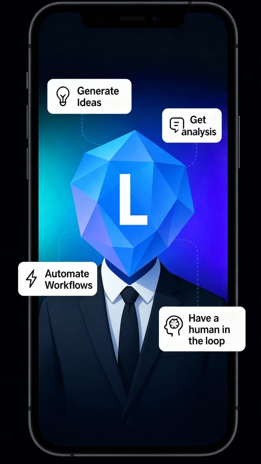 AI automating tasks illustration