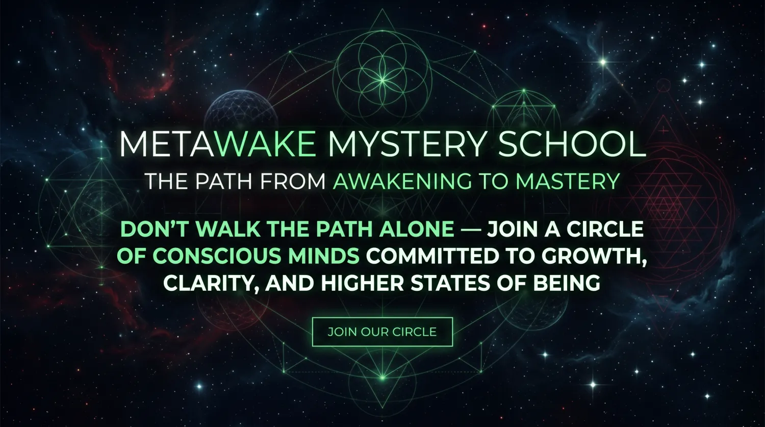 metawake mystery school banner