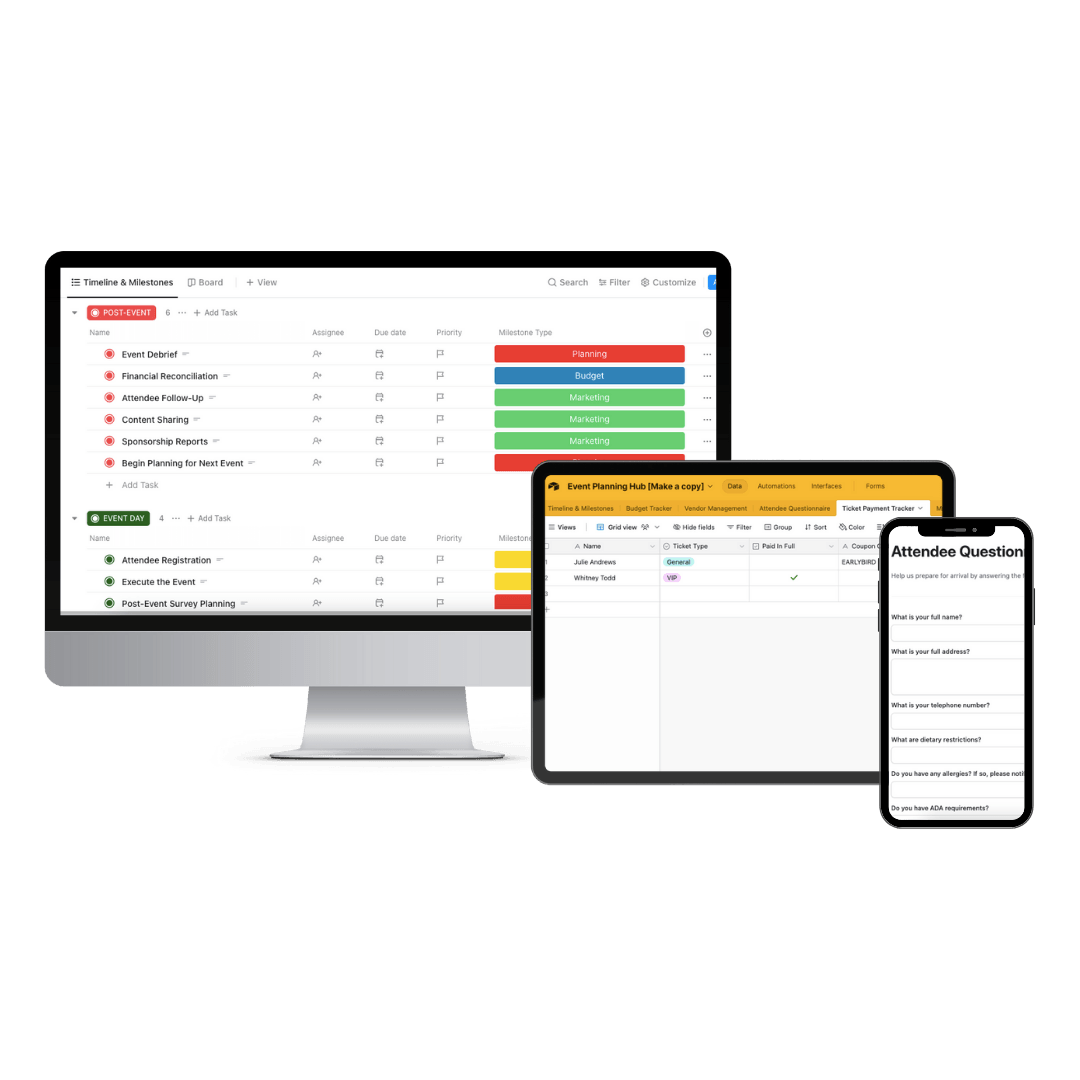The Live Event Planning Hub