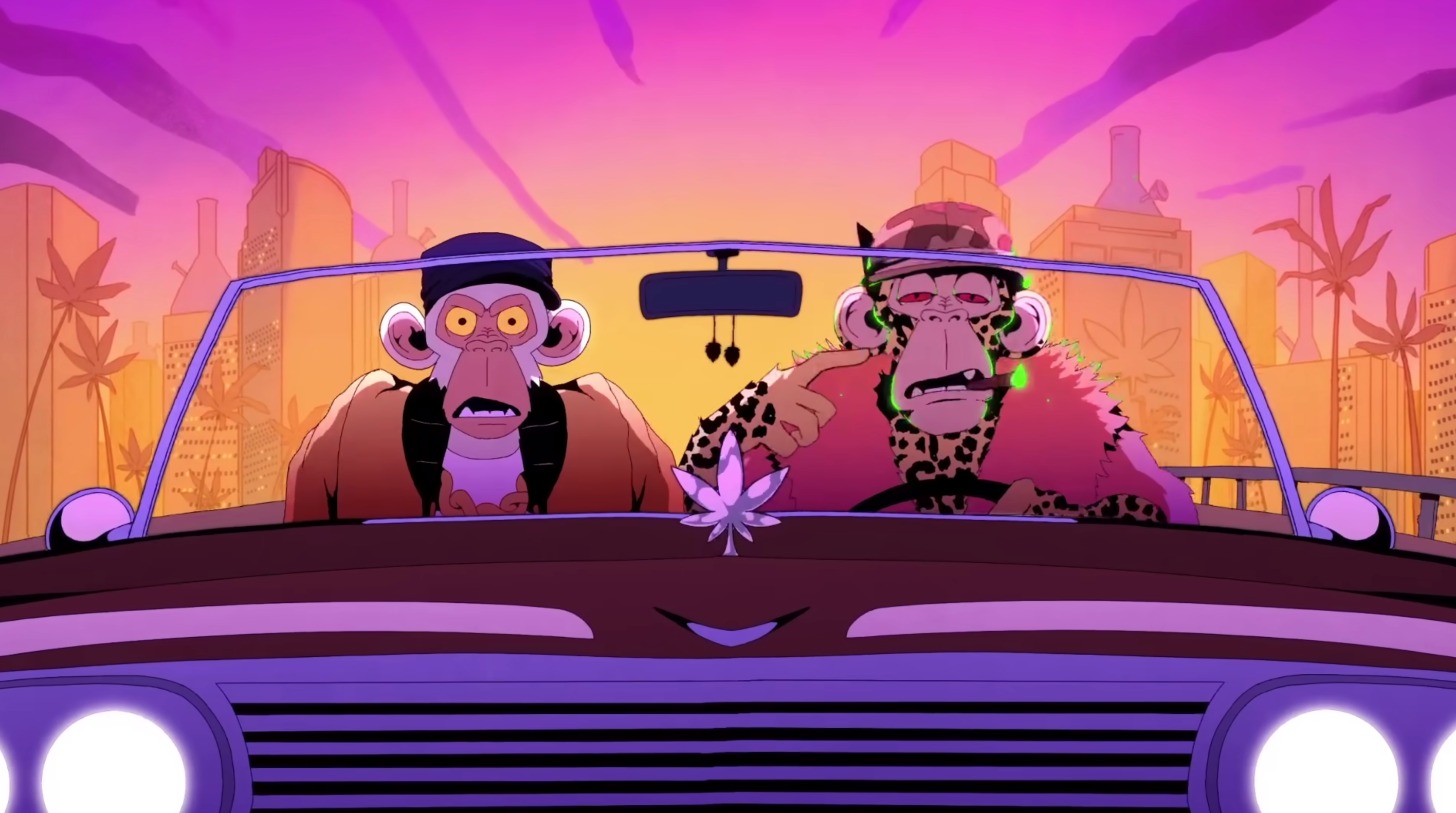 Snoop Dogg et Eminem ont interprété leur nouveau single, sous la forme de leurs propres NFT Bored Ape.