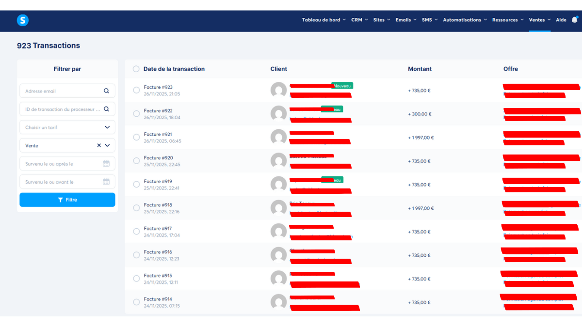 Résultats TunnelExpert 3