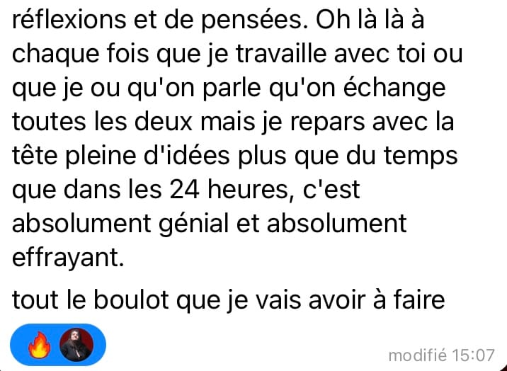 Capture d'écran du témoignage d'une participante du challenge Prestige Winter CEO