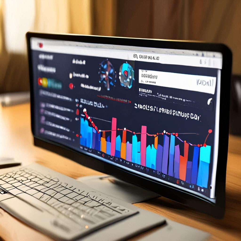 blurred email dashboard revenue result