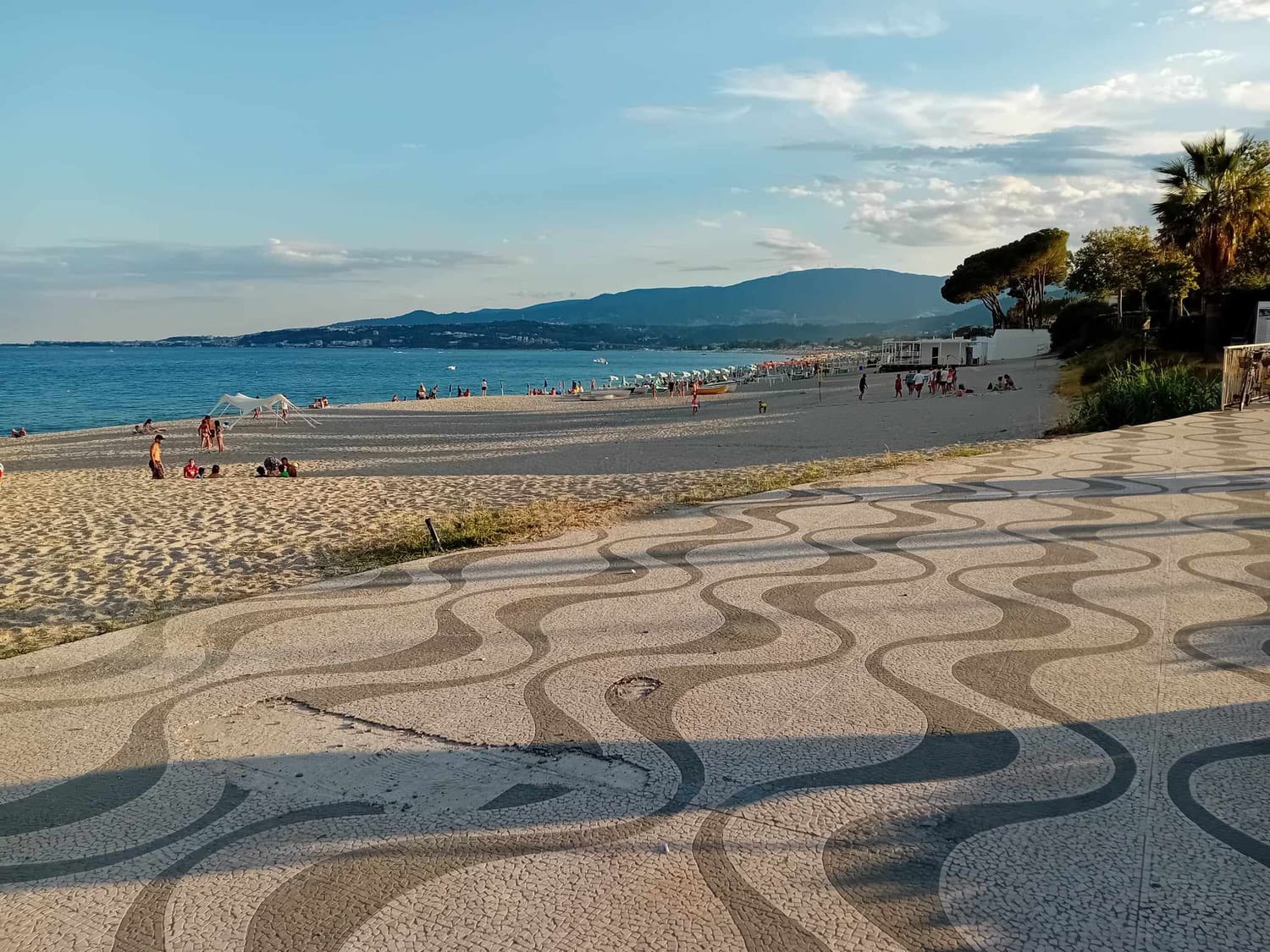 Gabriele in his hometown in Calabria