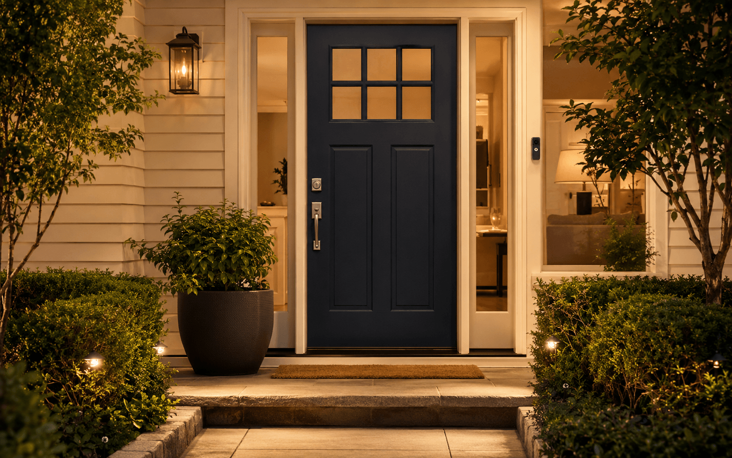 secure home exterior