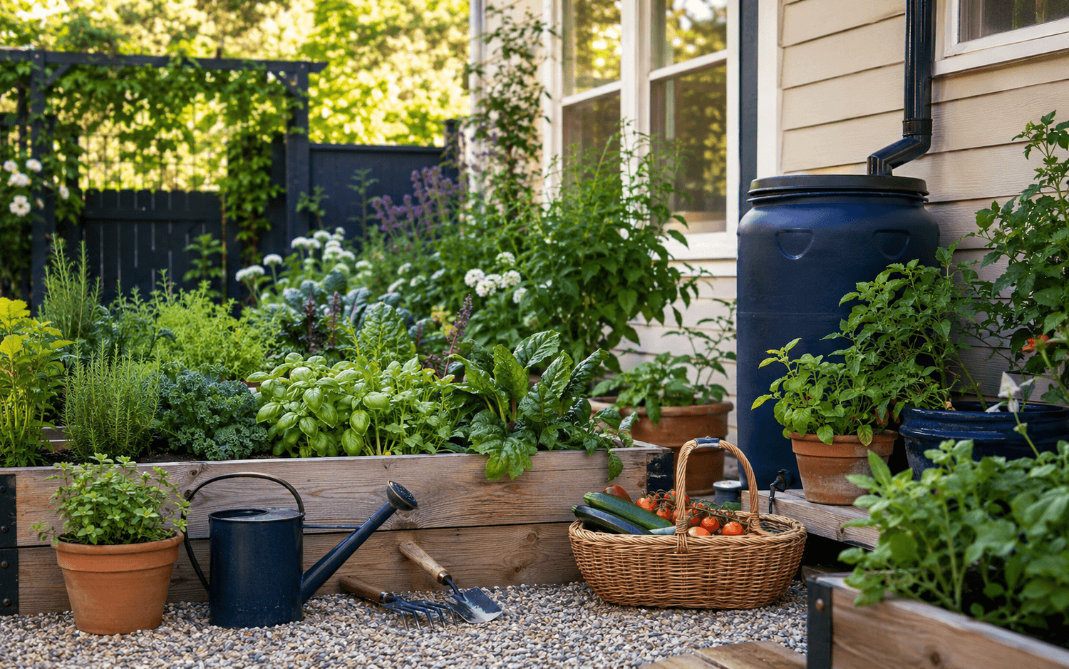 home vegetable garden