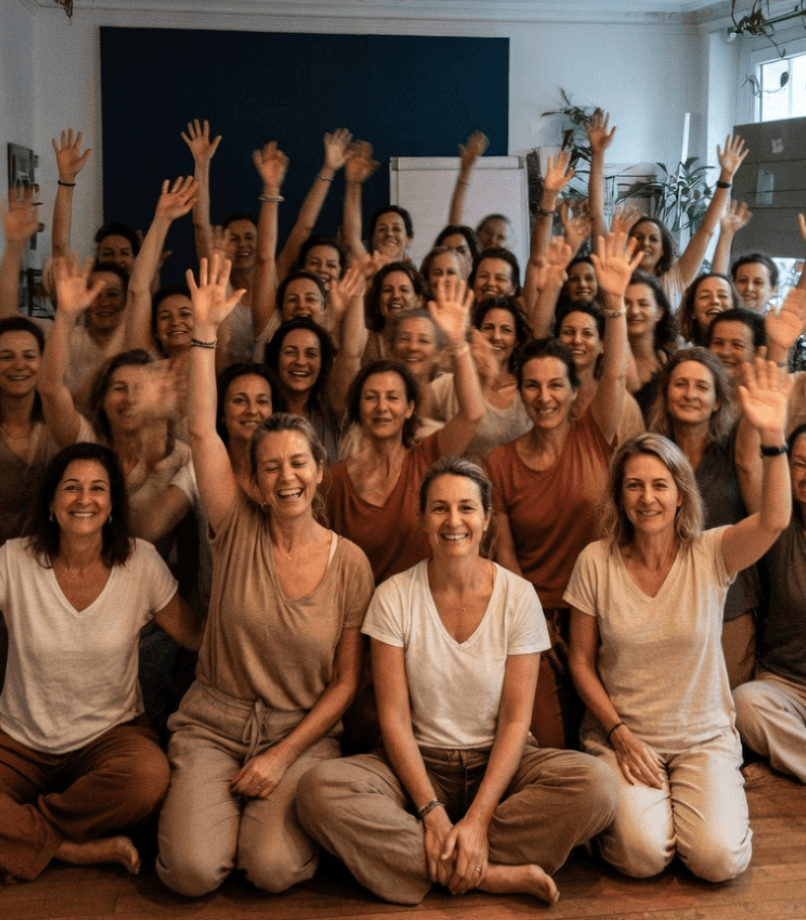Groupe de femmes lors d'un stage Méthode Shakti
