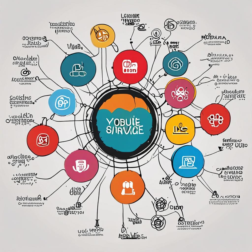 YouTube strategy mindmap
