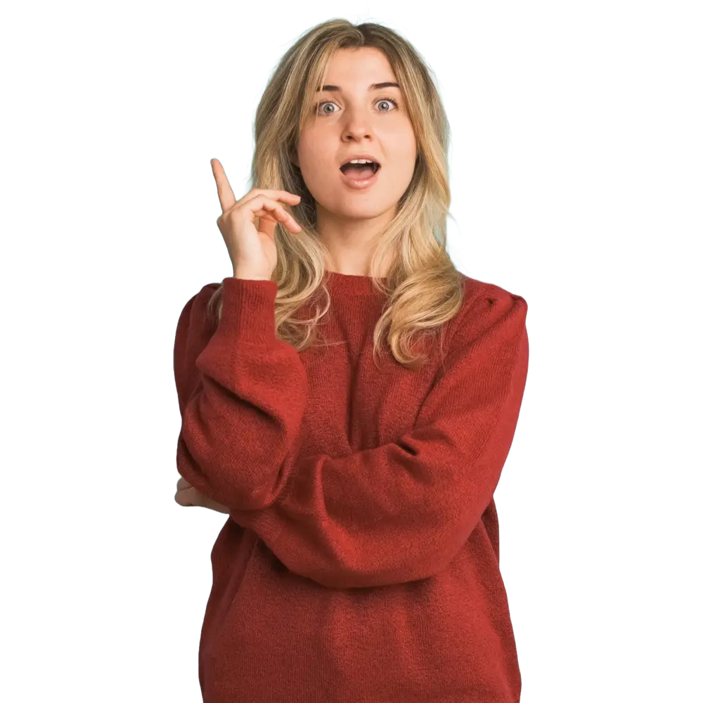Surprised woman