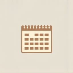 content calendar planning icon