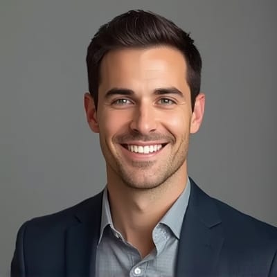 smiling man portrait professional