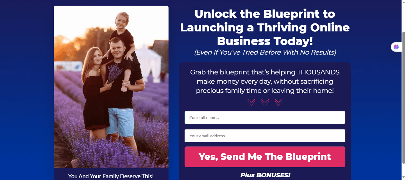 Capture page example 3