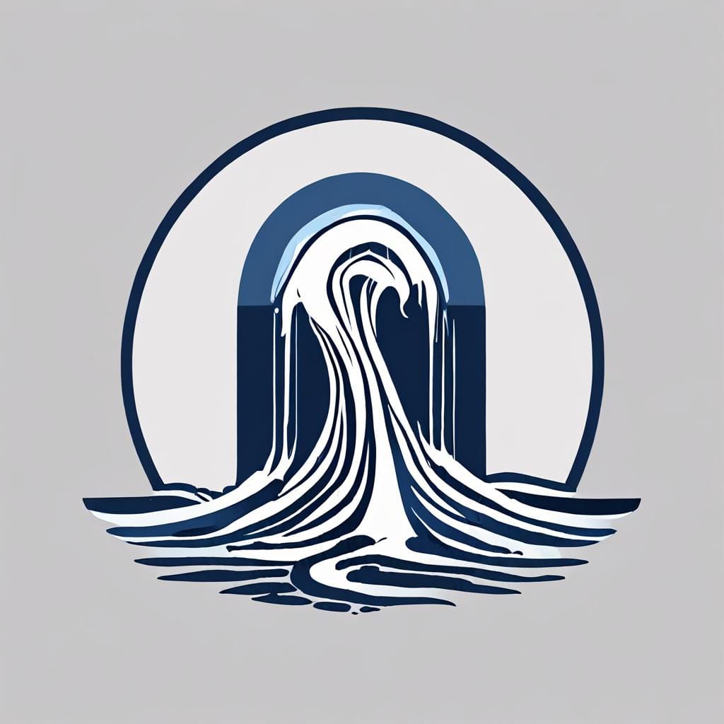 flowing water