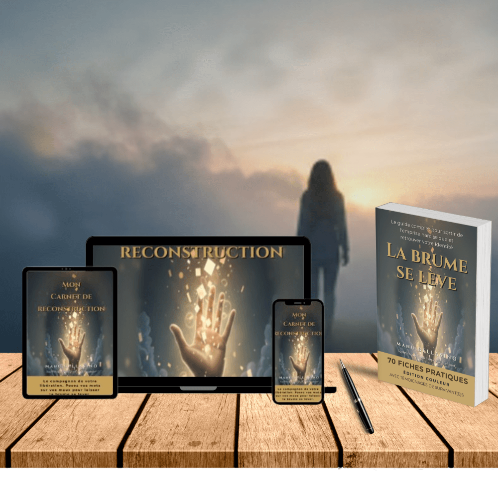 Pack Renaissance Manu Bellasino - Livre La Brume se Lève et Carnet de Reconstruction