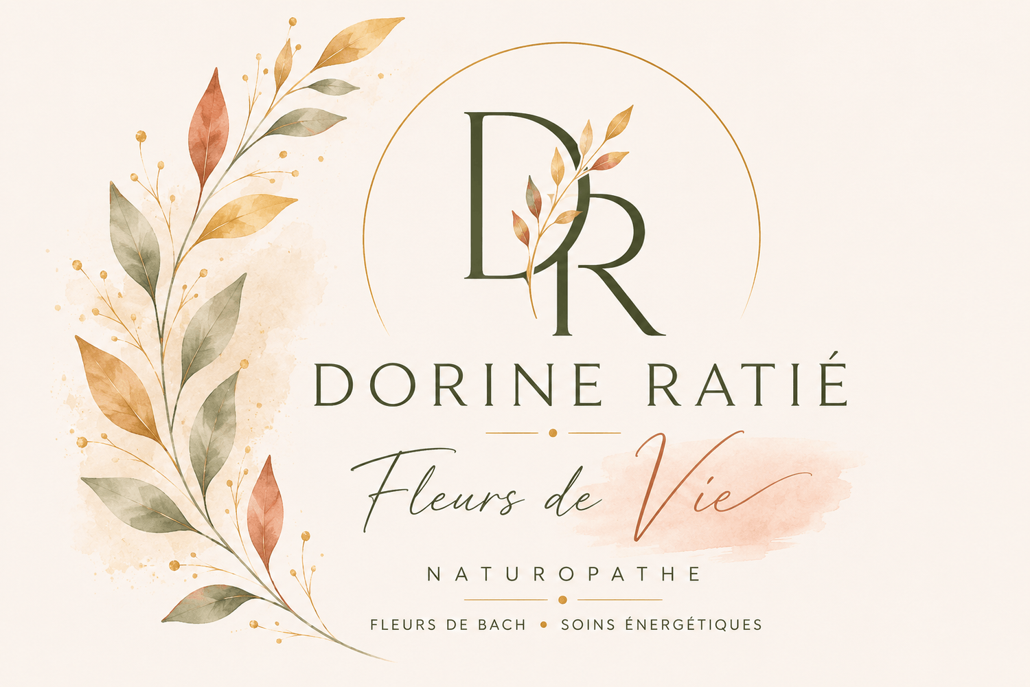 Logo Dorine Fleurs de Vie