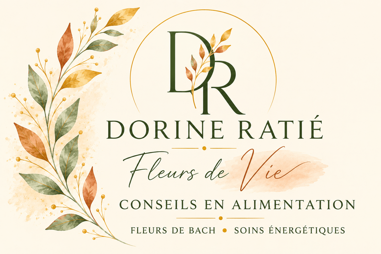 Logo Dorine Fleurs de Vie