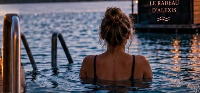 Baignade dans le lac Léman au Radeau d'Alexis