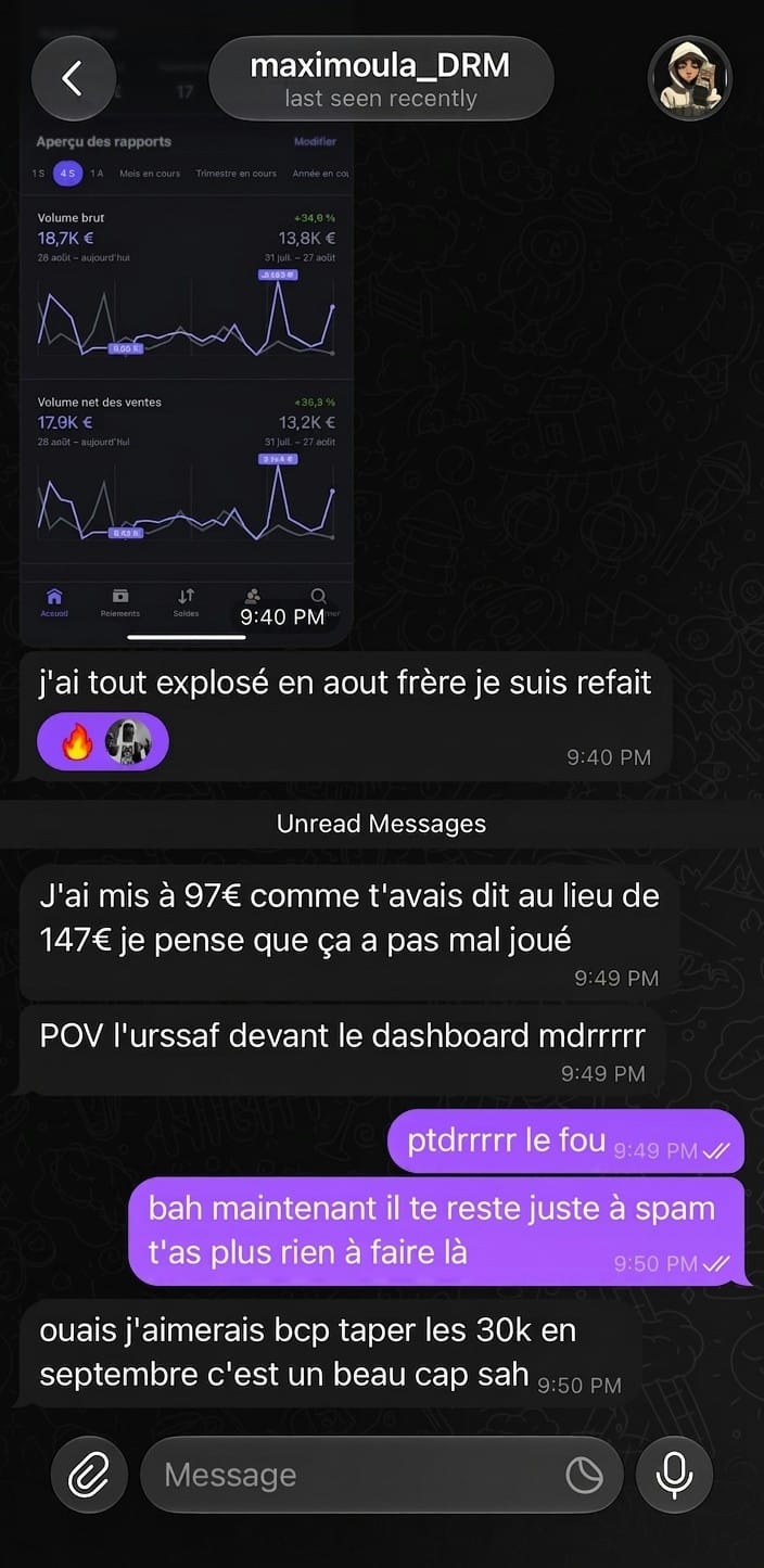 Résultat d'un élève X Mastery