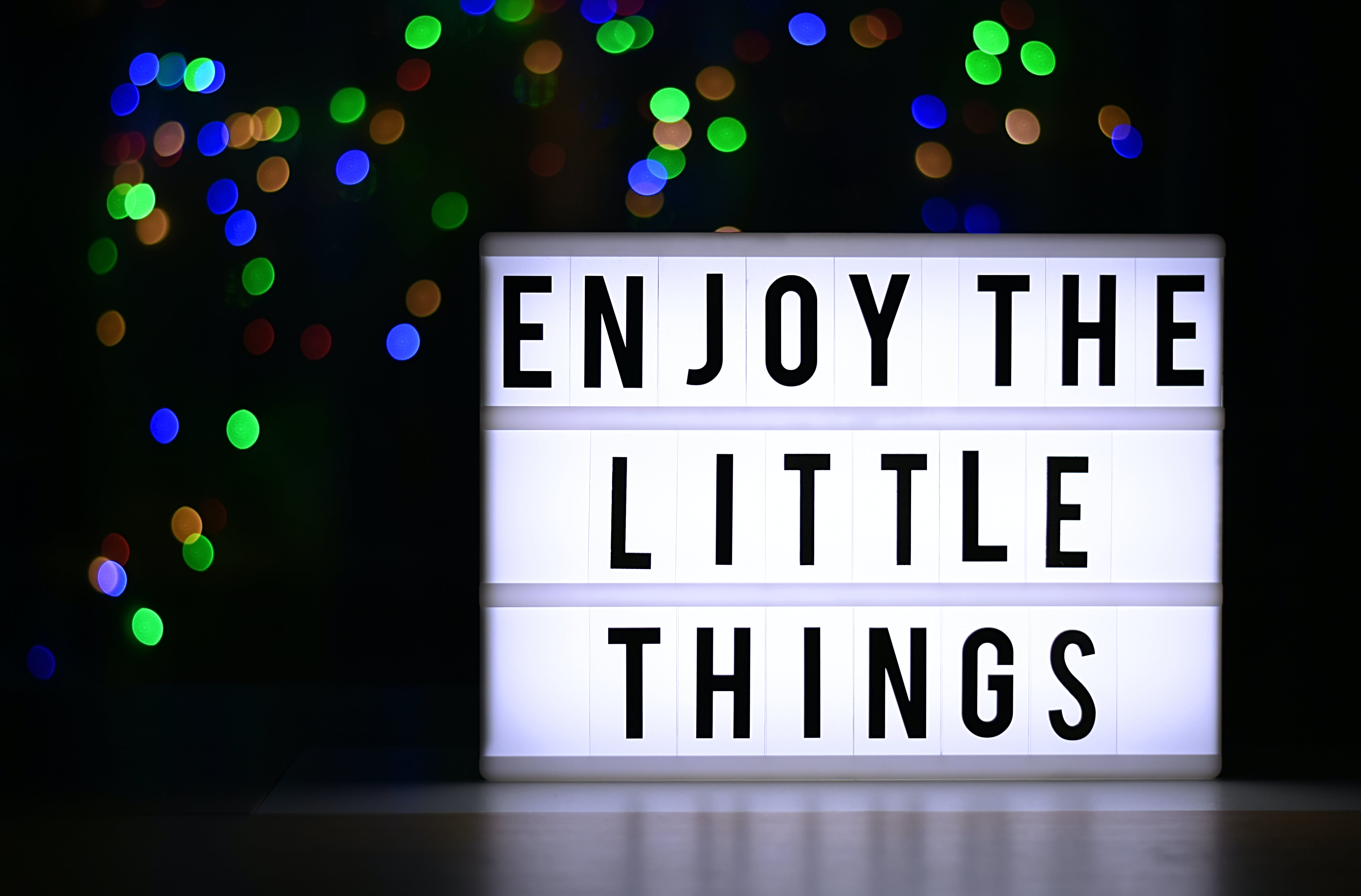 Gratitude quote: Appreciate life's small joys.