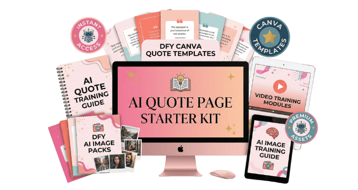 AI Quote Page Starter Kit Product Mockup