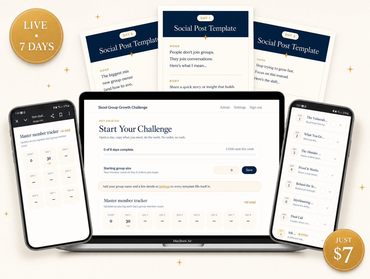 Challenge mockup