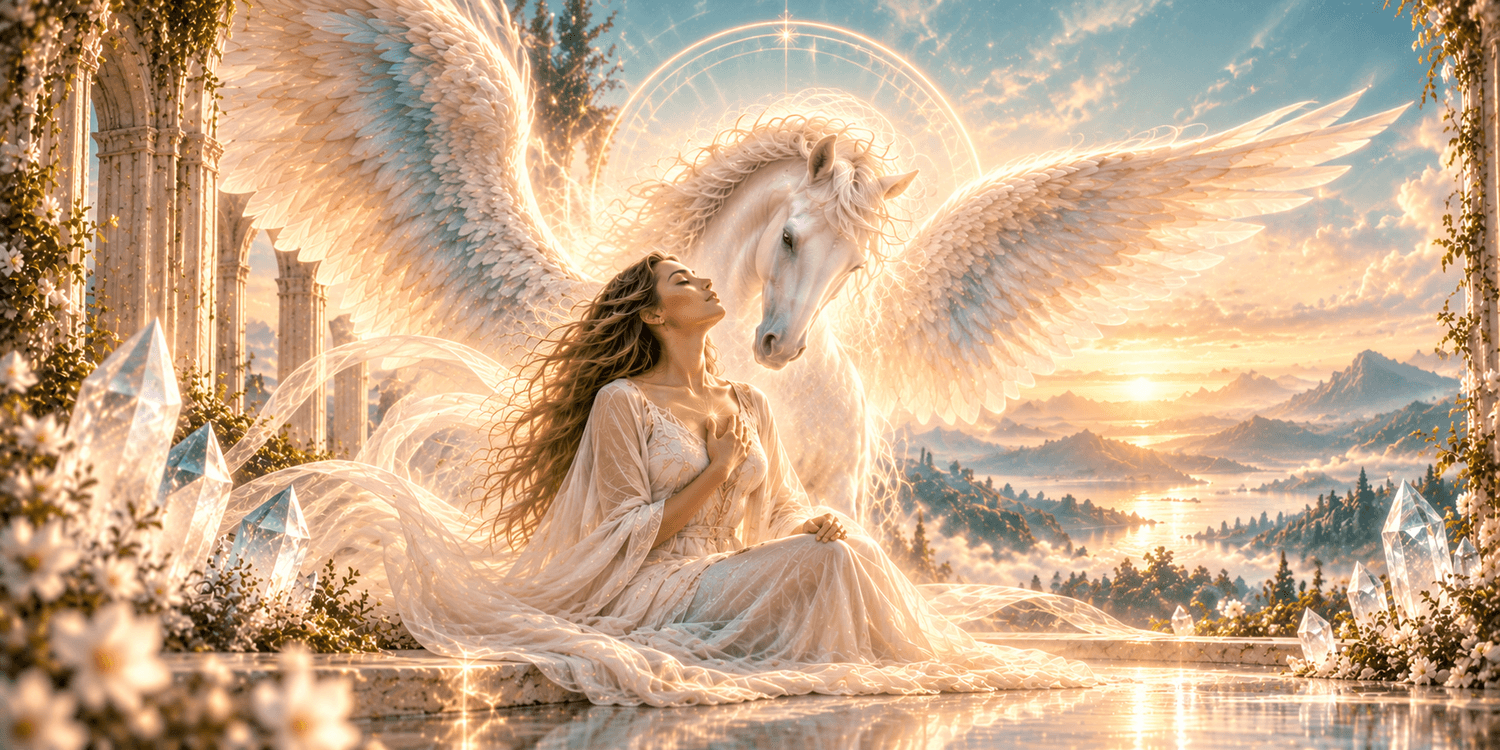 White Winged Pegasus Healing Frequency