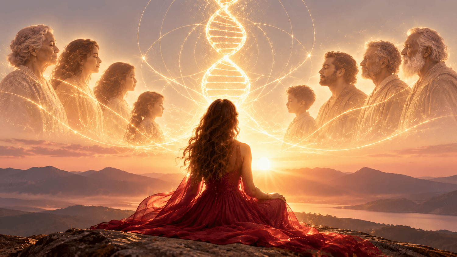 Golden Lineage at Dawn – Childhood, Family and Ancestral Healing