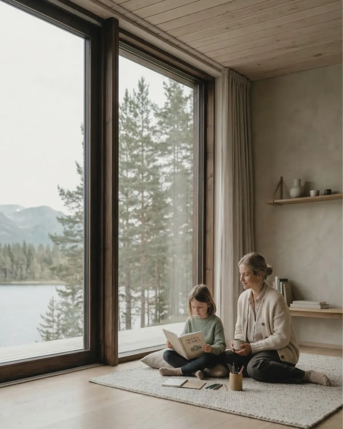 A calm Scandinavian approach to family life
