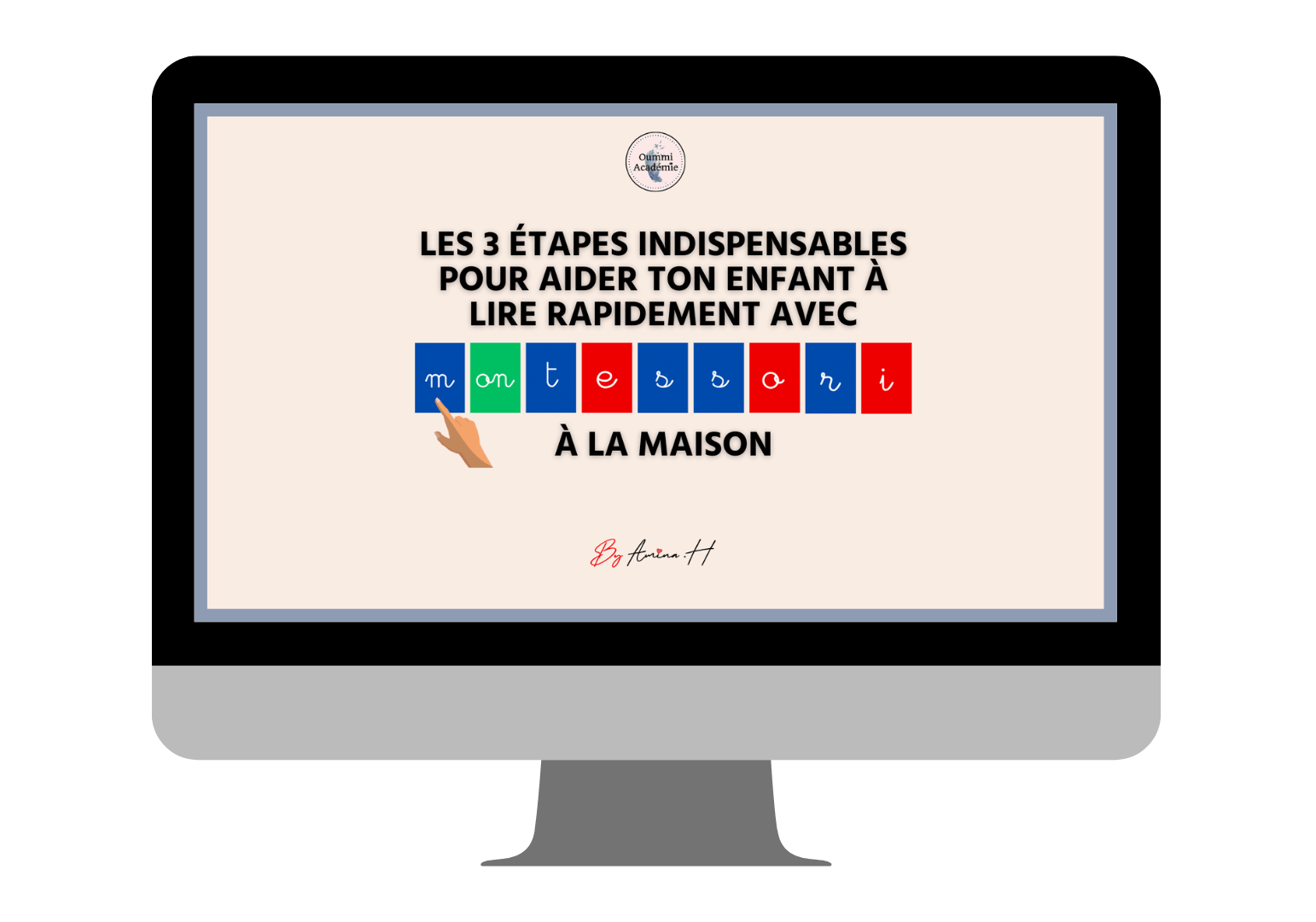 Atelier offert : les 3 étapes indispensables pour aider ton enfant à lire rapidement avec montessori à la maison