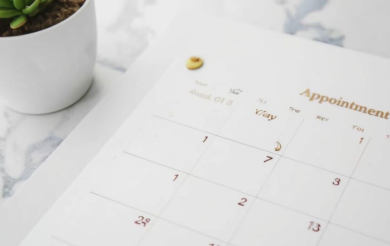 calendar appointment scheduling