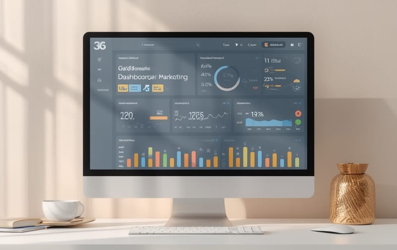 software dashboard mockup marketing platform
