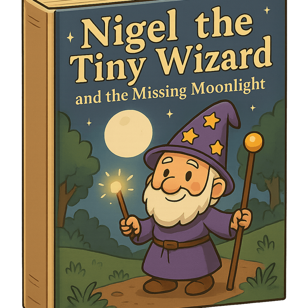 Nigel the Tiny Wizard and the Missing Moonlight ✨