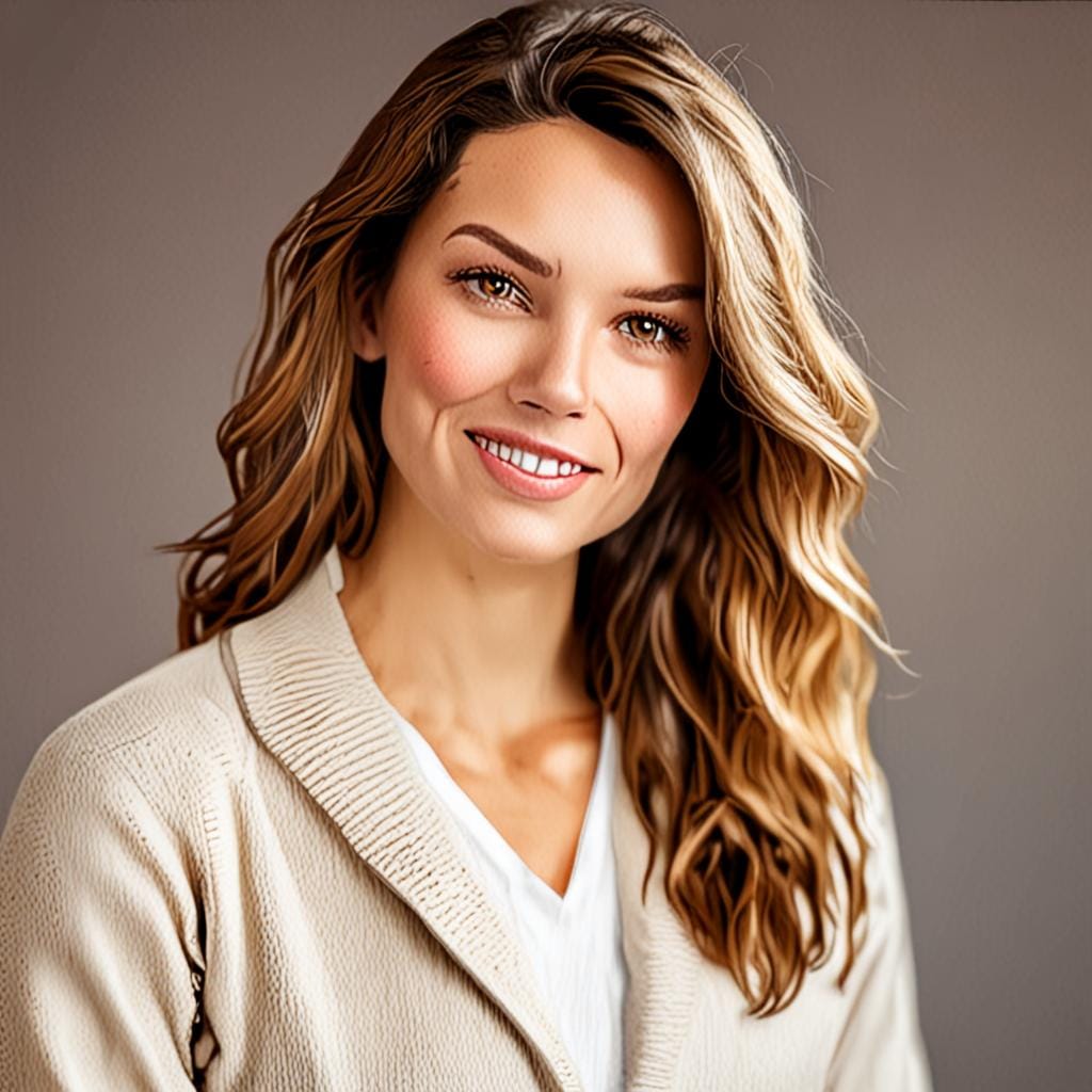 warm woman portrait natural light