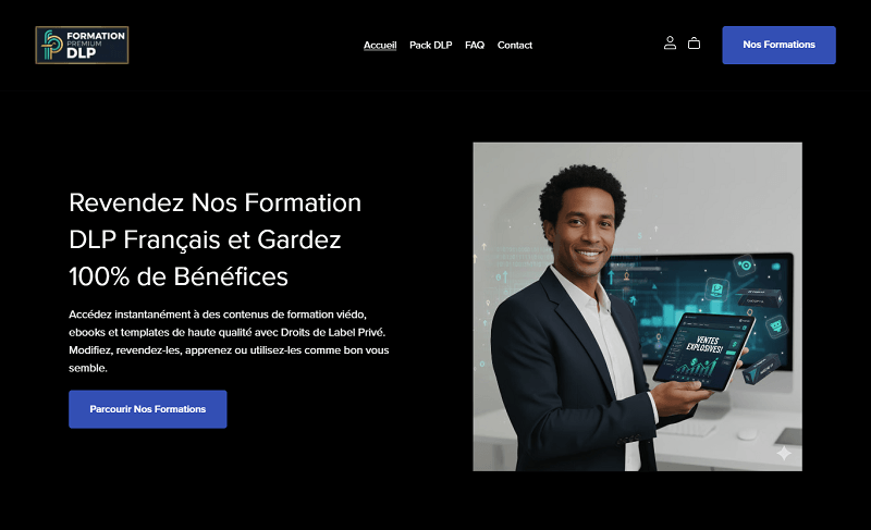 Acheter votre siteweb PLR prêr à vendre