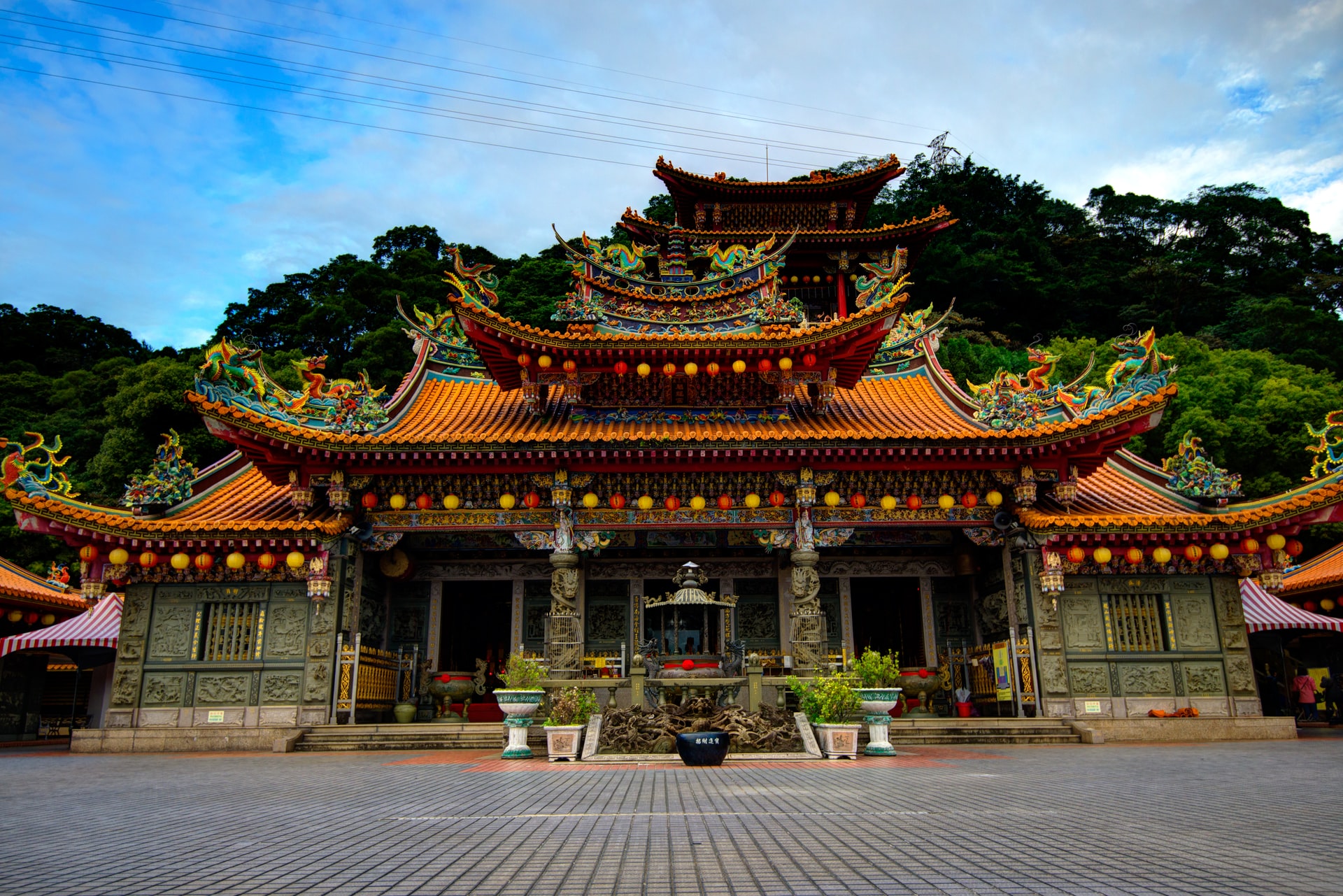 Temple in Taipei Taiwan