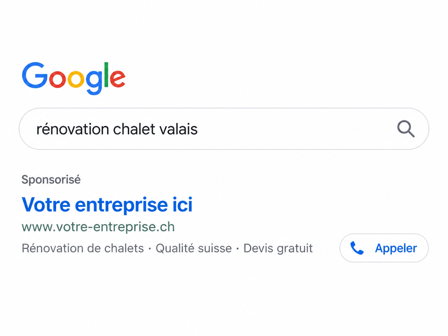 Exemple Google Ads