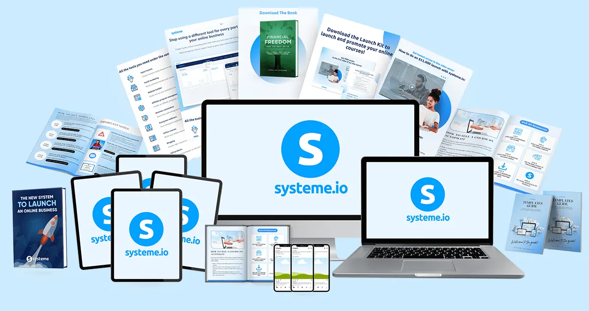 Systeme.io ressources for online business