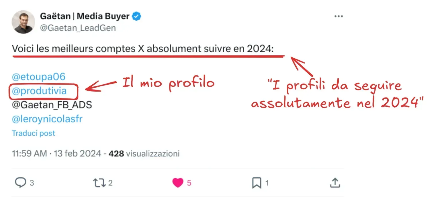 gaetann profili da seguire
