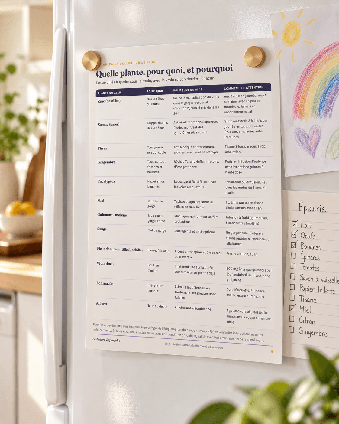 L'arbre de décision sur le frigo