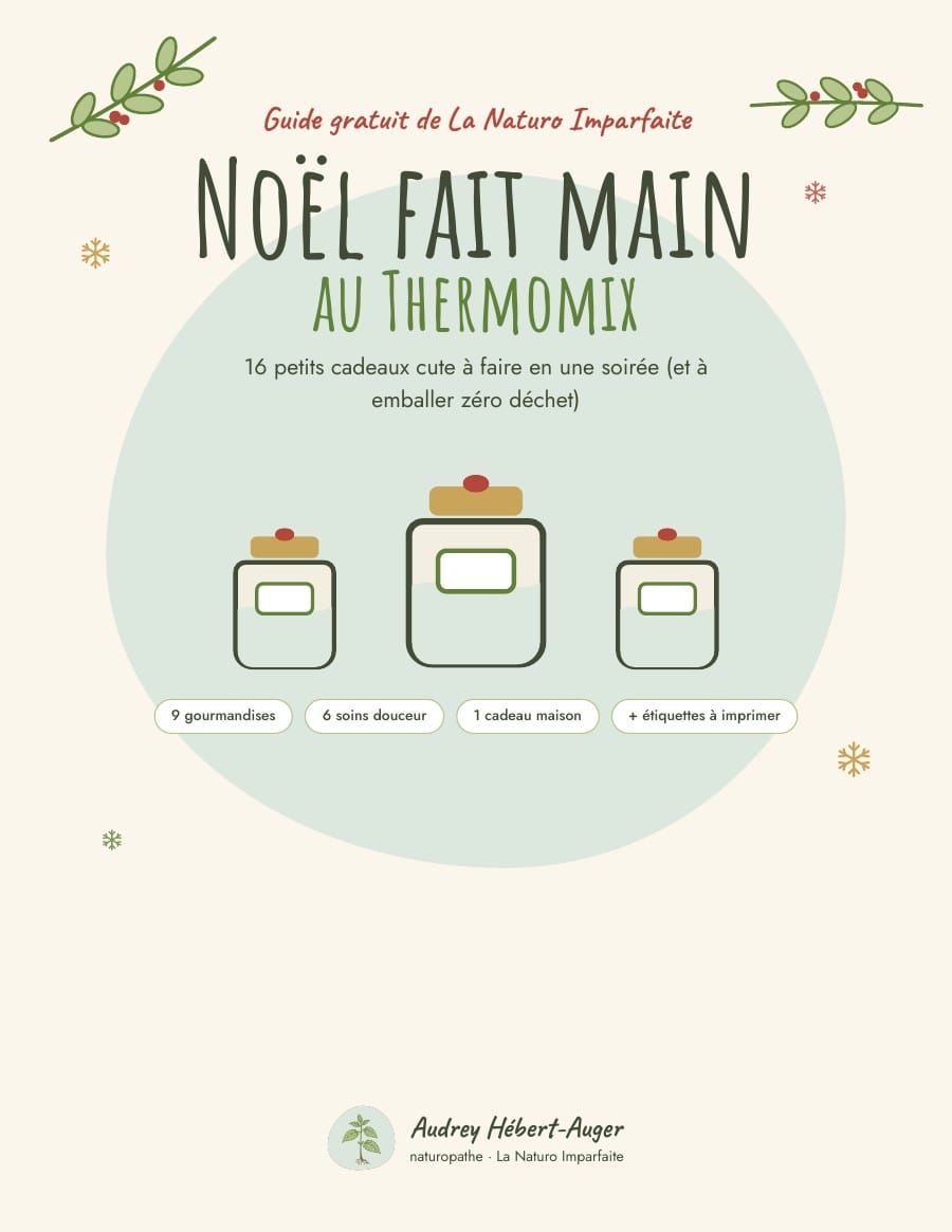 Couverture du guide gratuit Noël fait main au Thermomix