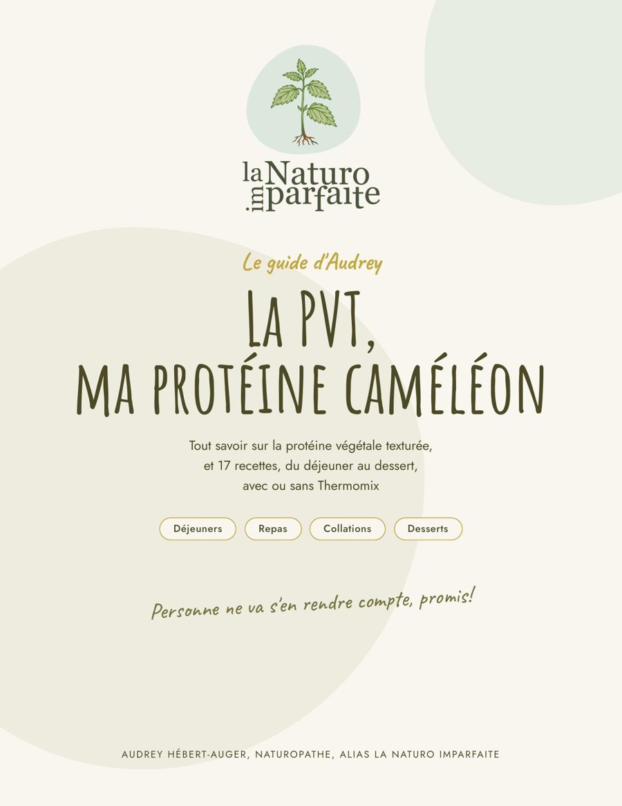 Couverture du guide La PVT, ma protéine caméléon
