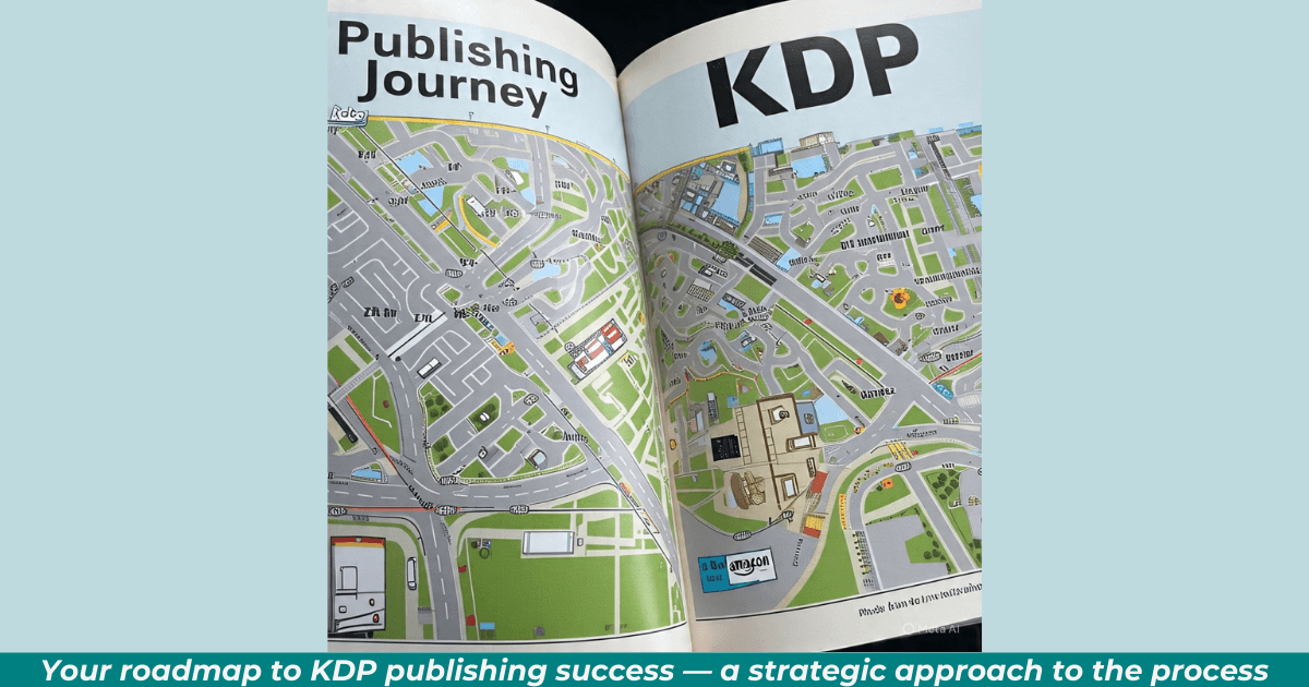 Your roadmap to KDP publishing success — a strategic approach to the process.