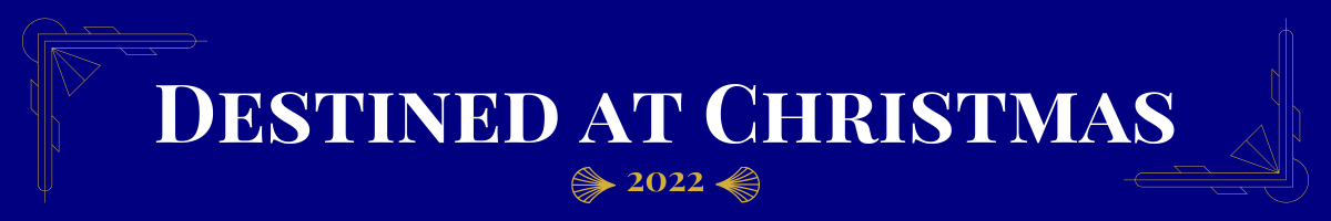 Basic banner of navy ground and very light gold art-deco brackets in the upper left and bottom right corners. In bolded pearl white, a movie title is written. This one says, “Defending Santa.” Beneath it, in gold, is the date (2013) the movie came out sandwiched between two gold art deco elements.