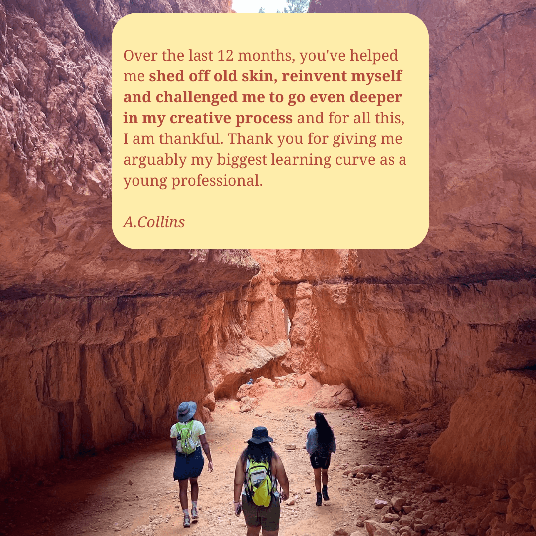 A. Collins coaching client testimonial