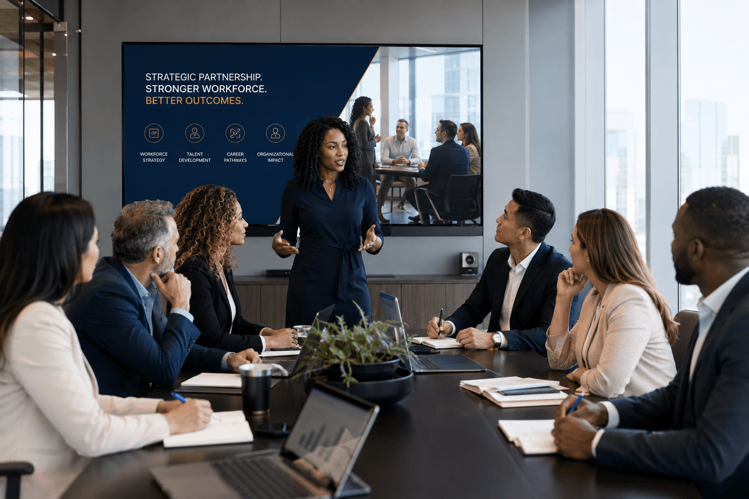 Executive strategy meeting